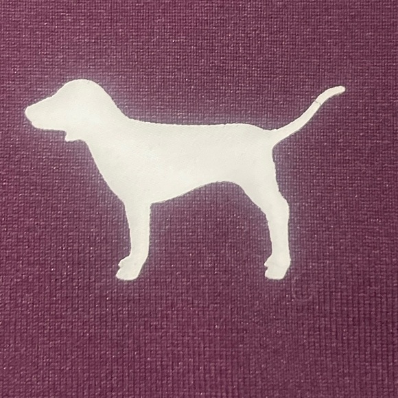 Victoria's Secret PINK Burgundy Quarter Zip Pullover Sweatshirt Size XS - Picture 10 of 12